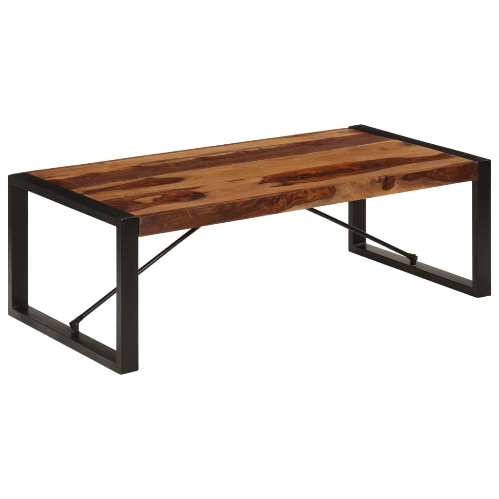 Brown Solid Sheesham Wood Coffee Table M834