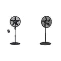 Oscillating Pedestal Fans with Adjustable Height, Timer, Remote Control and 3 Speeds H860871