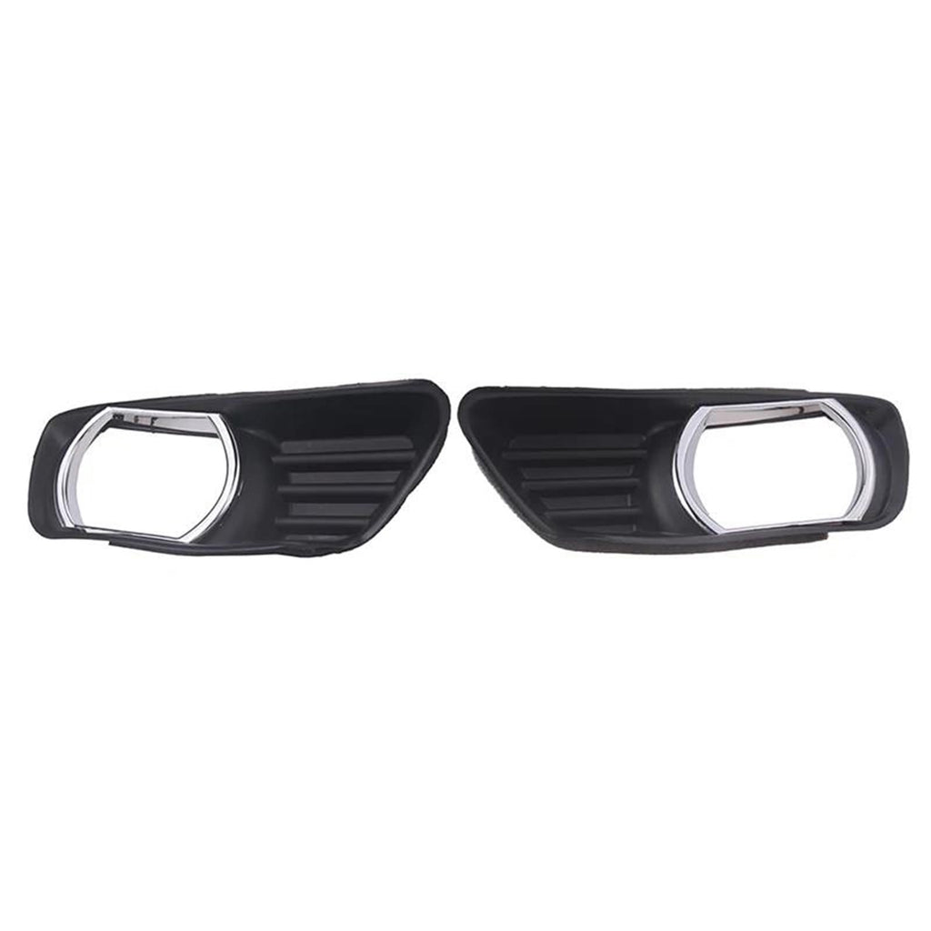 Front Bumper Fog Light Covers Bezel Hole Grilles W2879