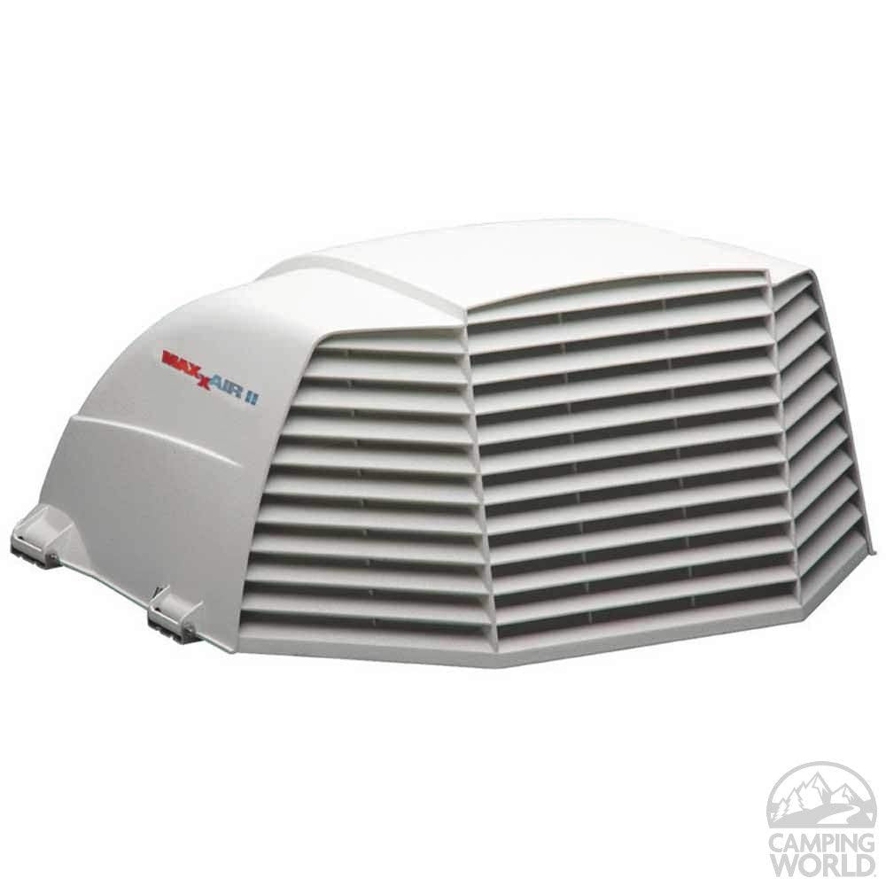 White RV Vent Cover with EZ Clip Q5246
