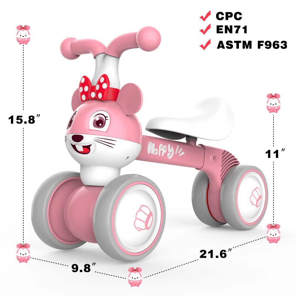 Baby Balance Bike Pink R29271