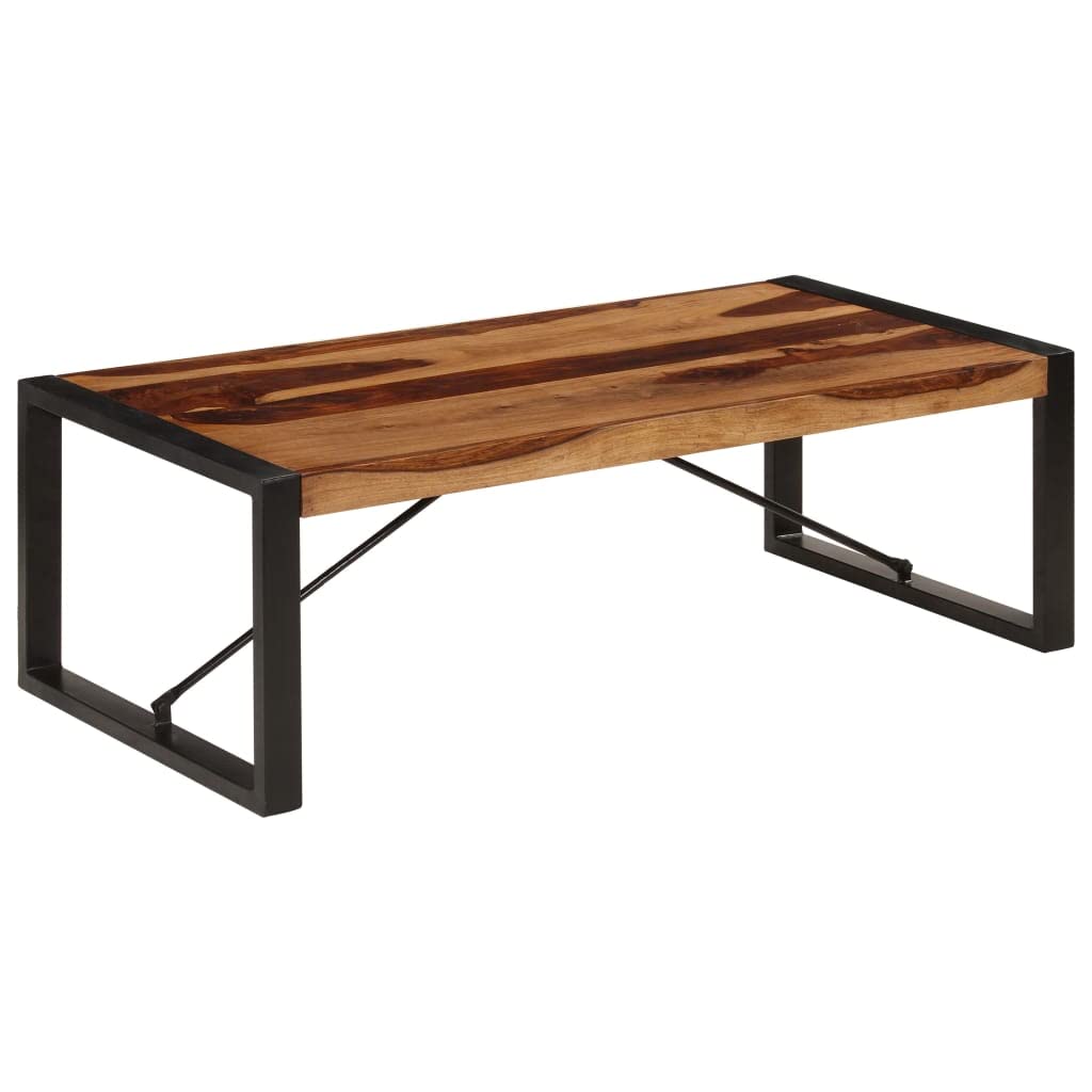 Brown Solid Sheesham Wood Coffee Table M834