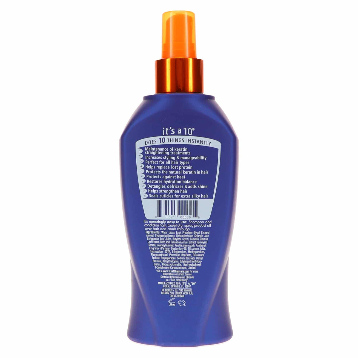 Leave-In Keratin Spray 10 fl. oz Pack of 2 S150