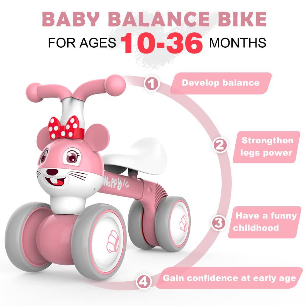 Baby Balance Bike Pink R29271