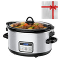 6 Quart Programmable Slow Cooker with Lid Clip Z725