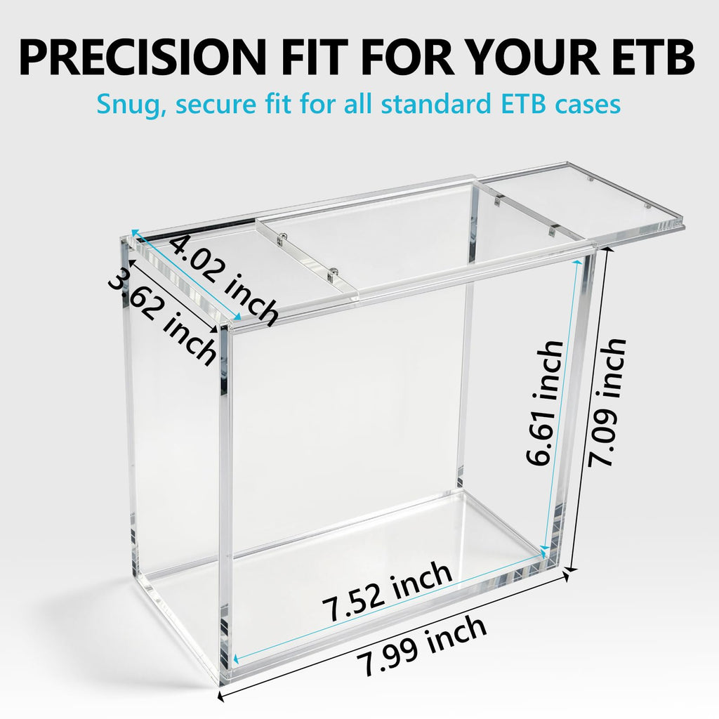 Acrylic Case, 1 Pack, Smooth Sliding Lid A835138