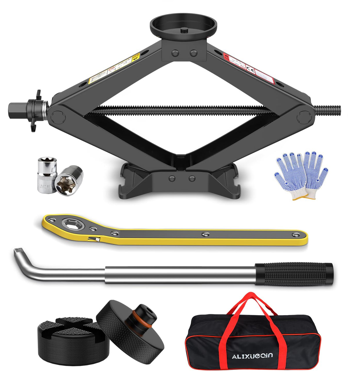 2.5 Ton Black Scissor Lift Jack T9166