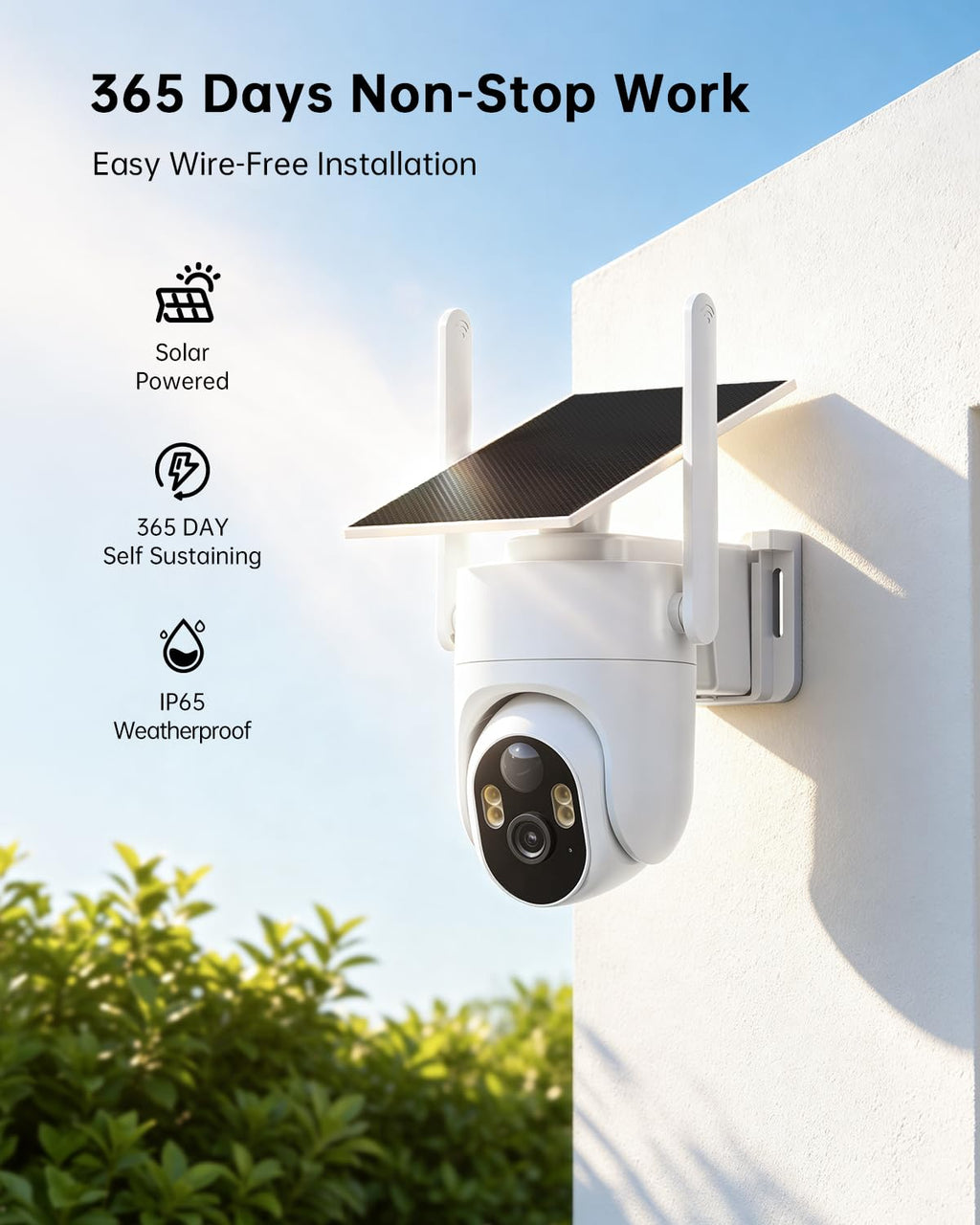4K Solar Security Cameras Wireless Outdoor 4-Cam Kit V601231