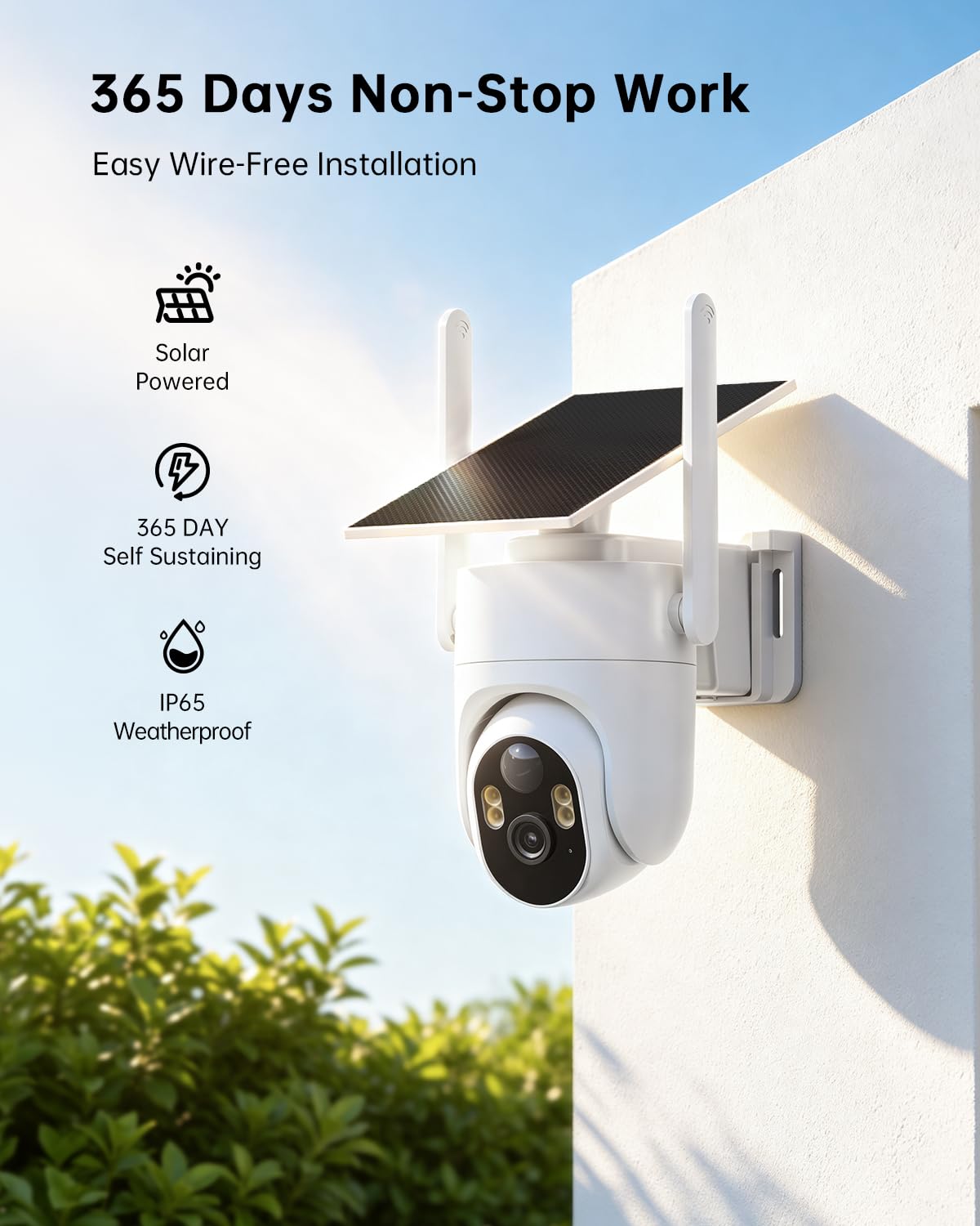 4K Solar Security Cameras Wireless Outdoor 4-Cam Kit V601231