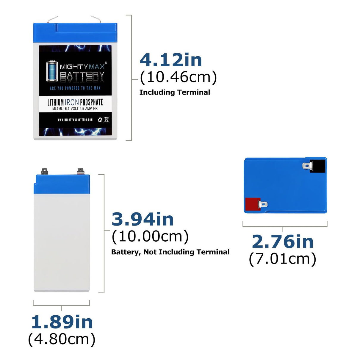 6V 4.5AH Lithium Replacement Battery E1776