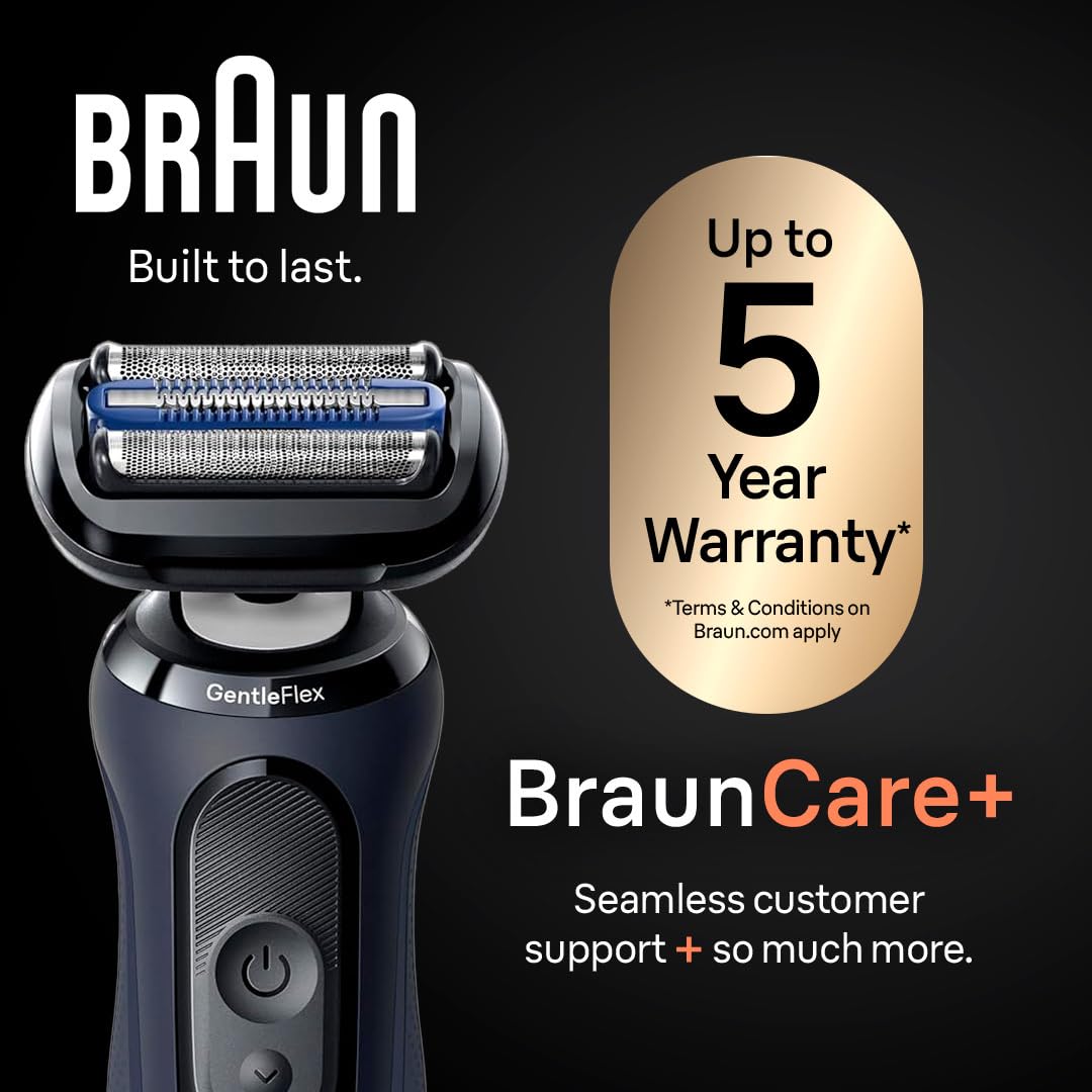 Electric Razor Wet & Dry Rechargeable Cordless Foil Shaver Black B698760