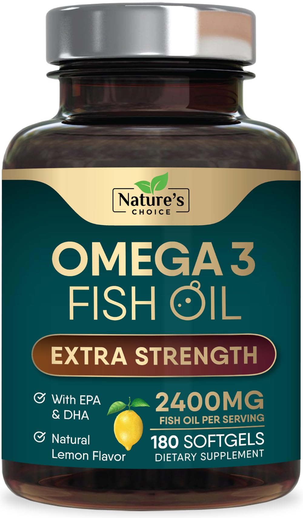 Omega 3 Fish Oil 2400mg Softgels K40099