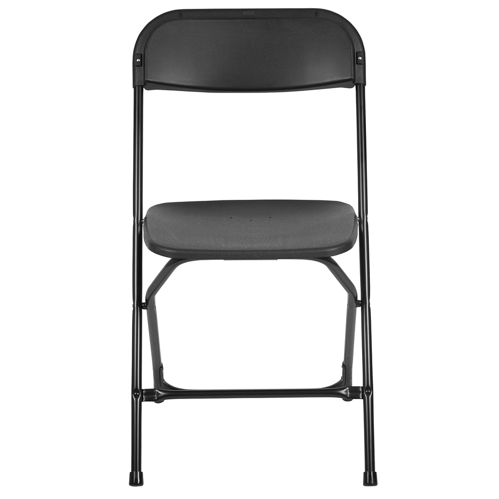 Black Plastic Folding Chair 10-Pack S745495