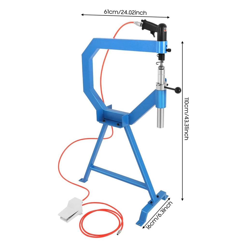 Pneumatic Planishing Hammer with Pedal and Stand N5831