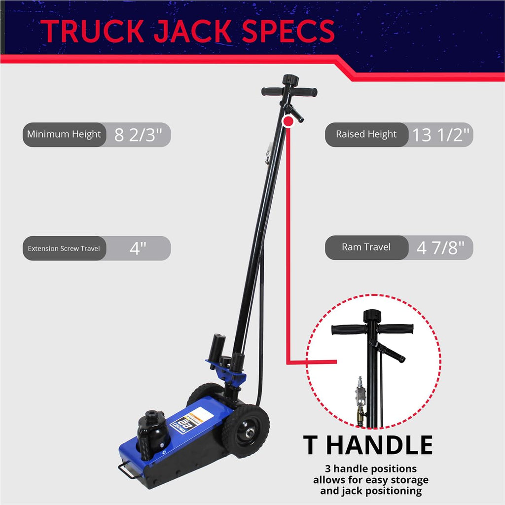 22 Ton Air Hydraulic Truck Jack 44,000 lbs K94226