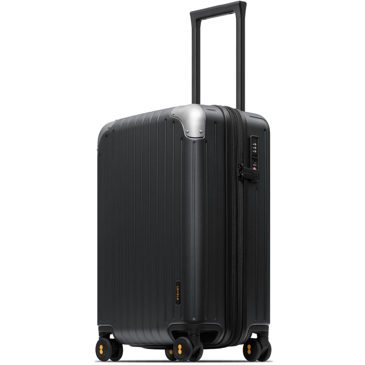 Expandable Hardside Carry on Luggage Black E46812
