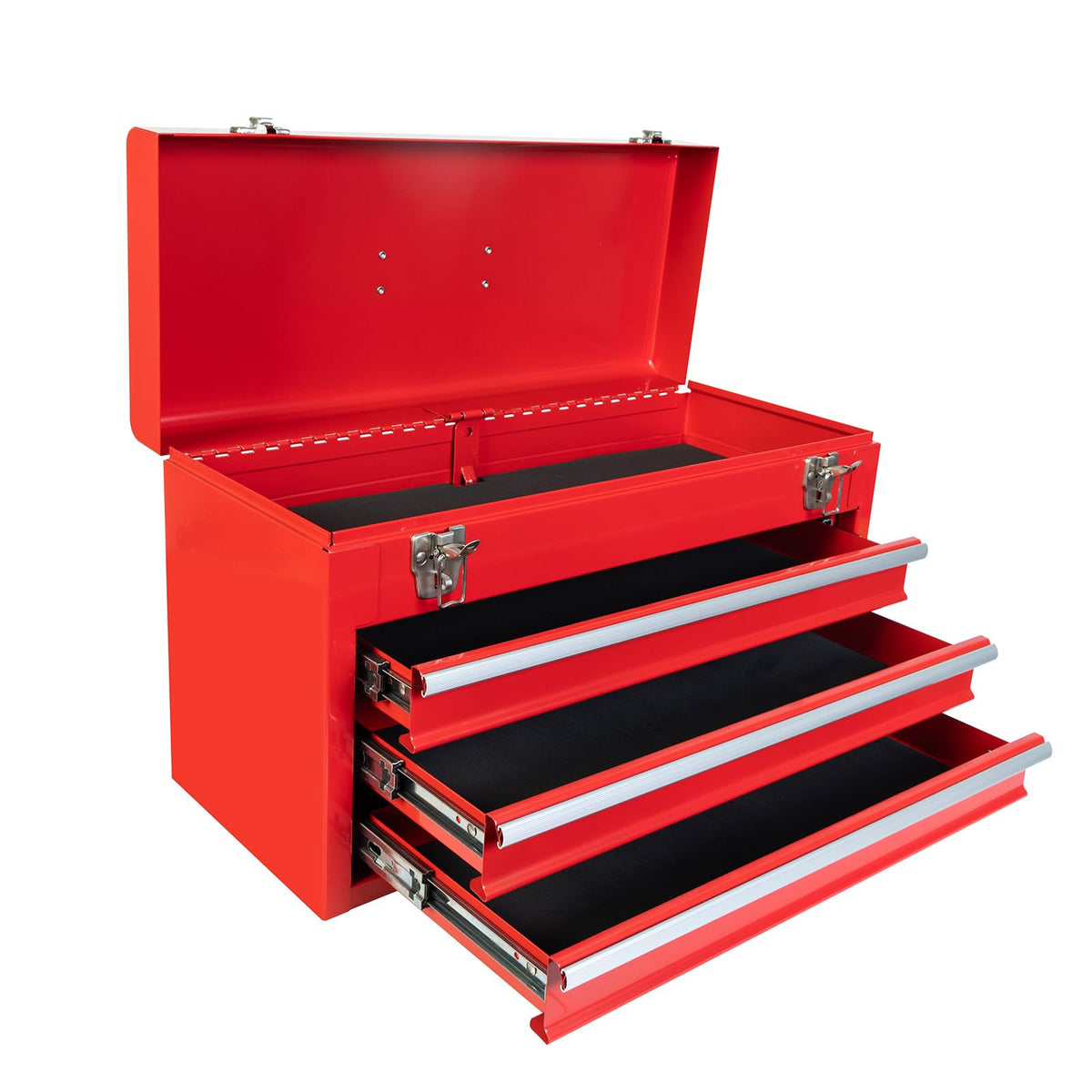 20.5-Inch Metal Tool Box with 3 Drawers Z717