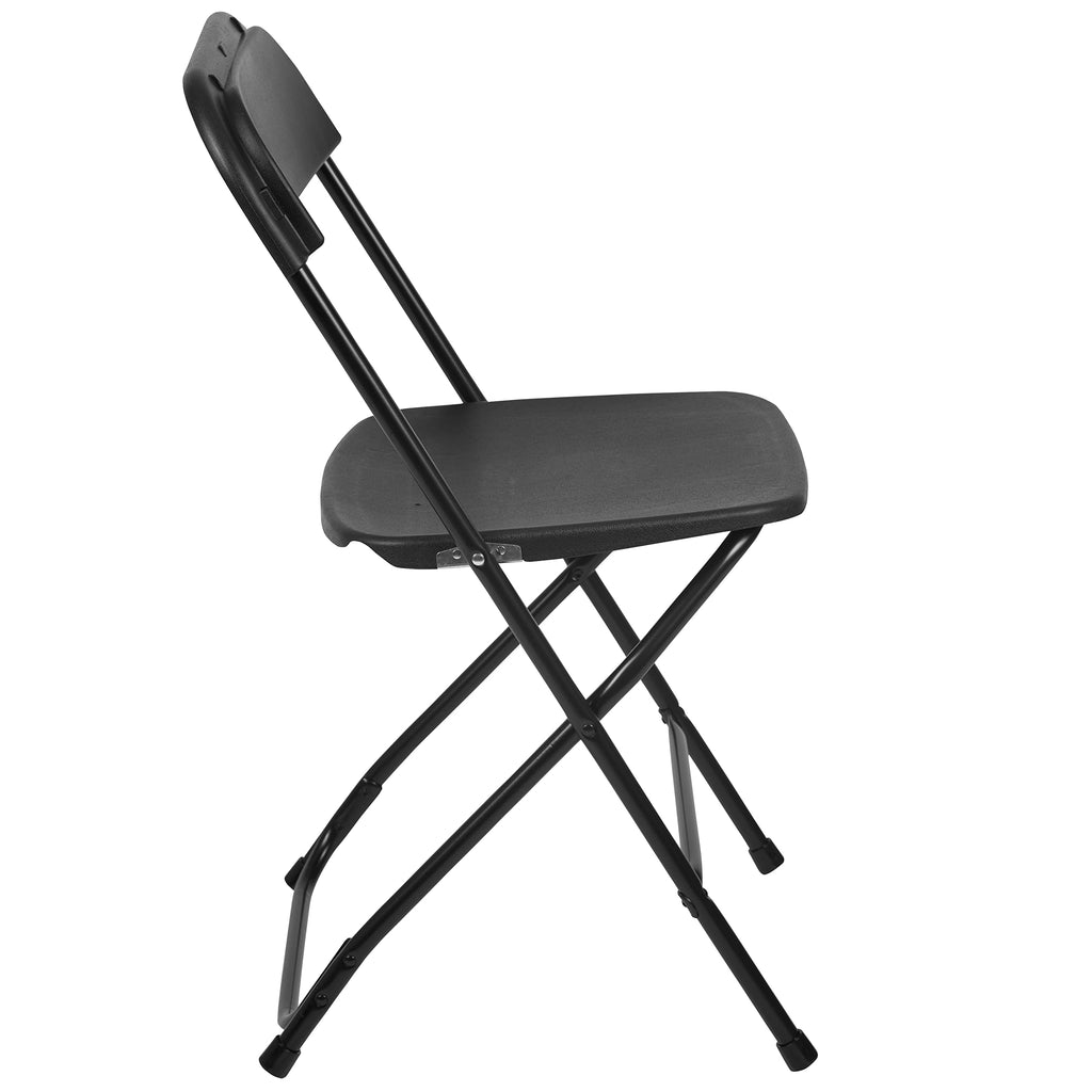 Black Plastic Folding Chair 10-Pack S745495