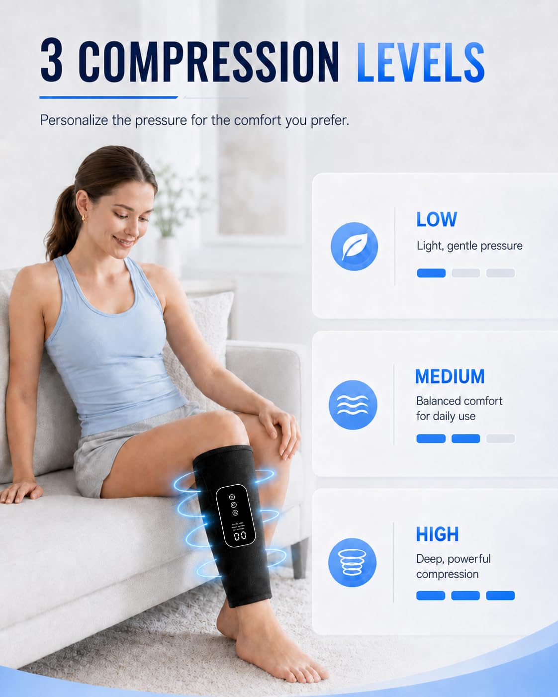 Cordless Leg Massager with Heat Z454227