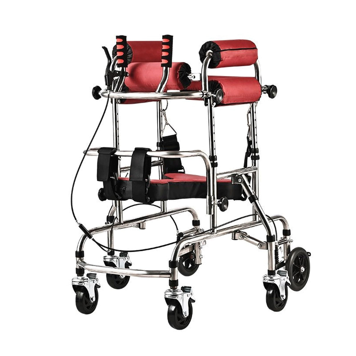 Height Adjustable Kids Upright Walker with Seat H394470