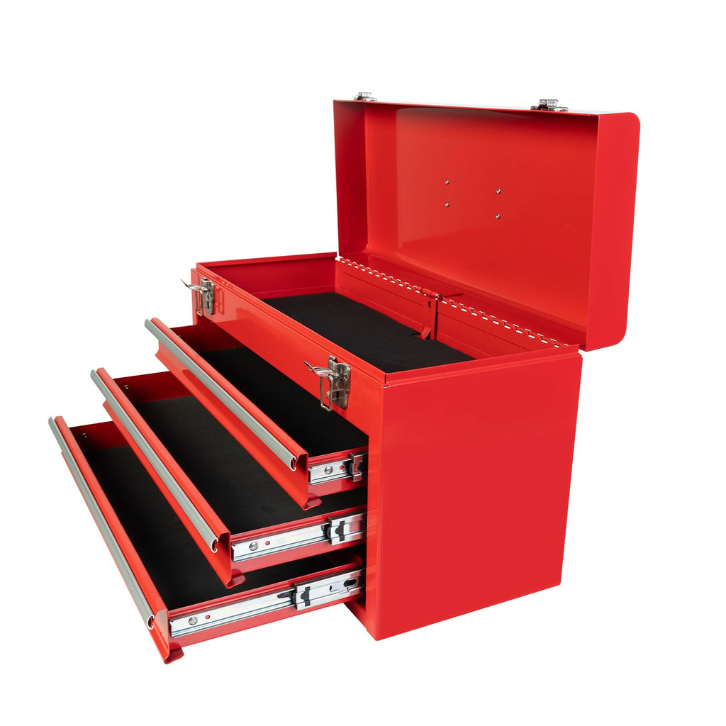 20.5-Inch Metal Tool Box with 3 Drawers Z717