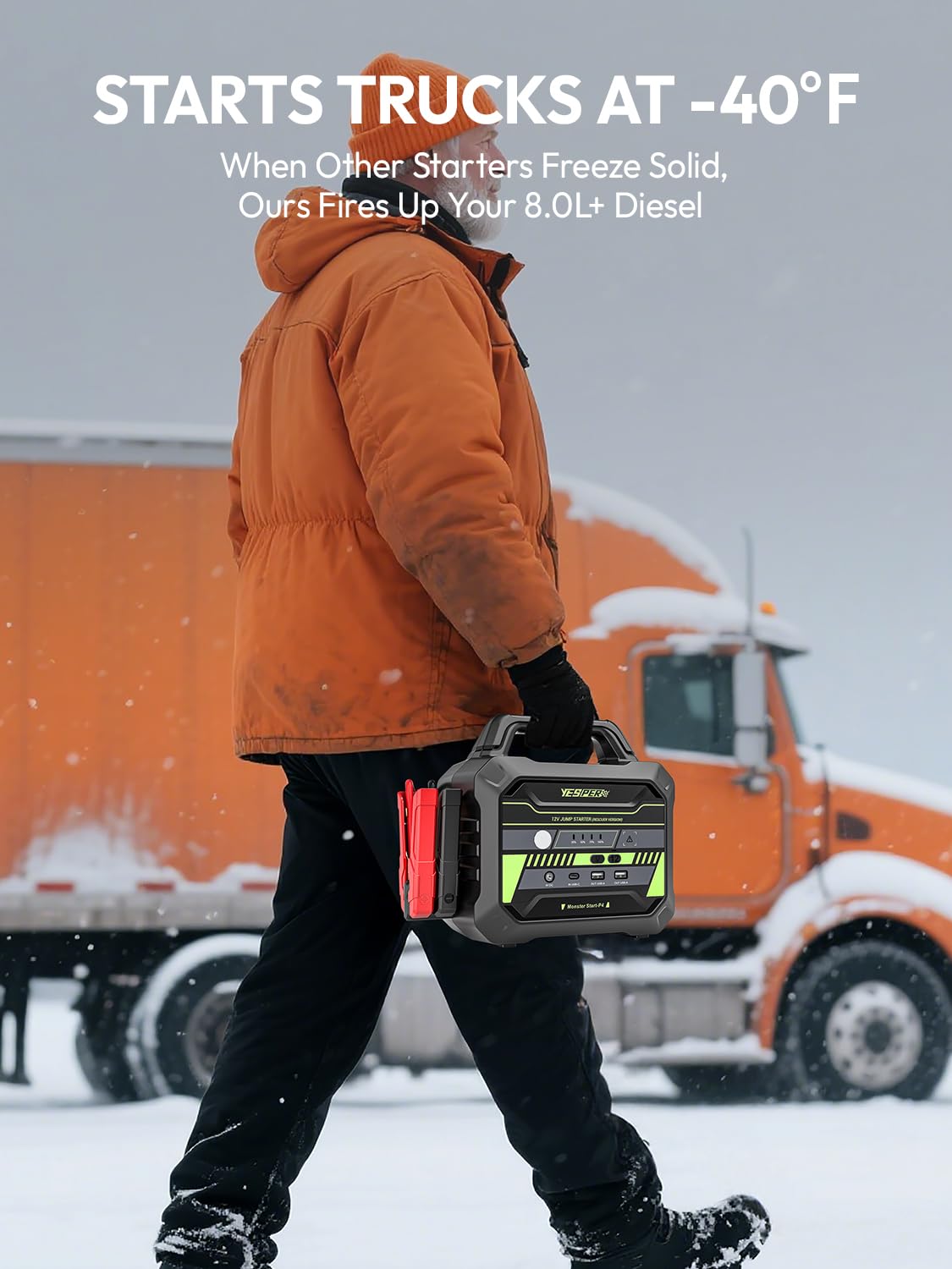 78000mAh Heavy Duty Jump Starter 6000A B816