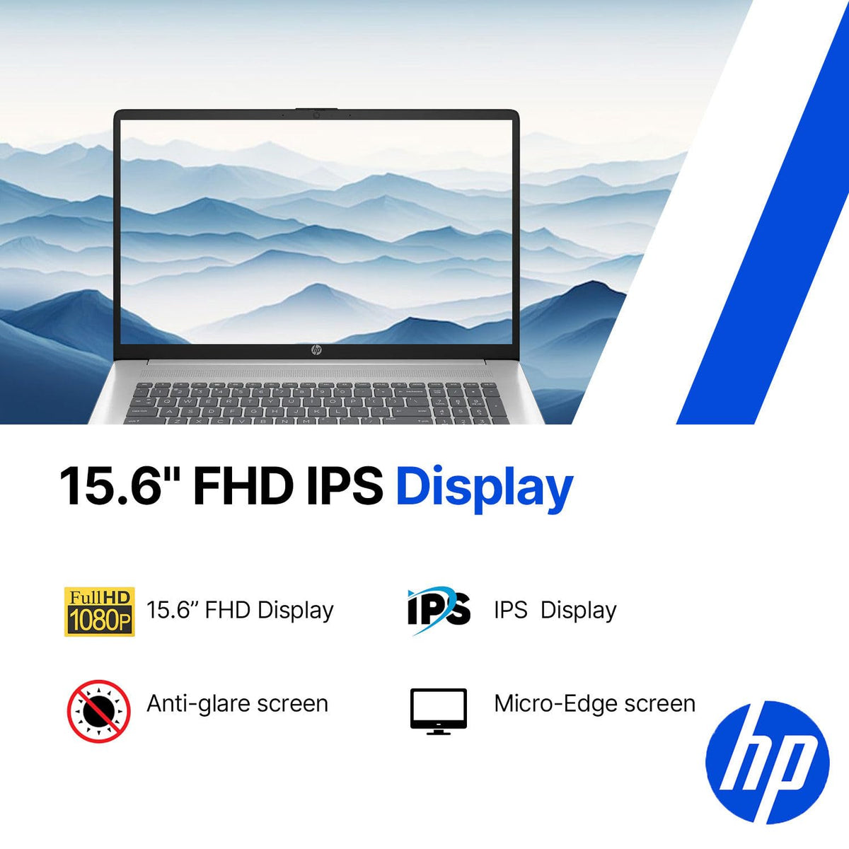 15.6" FHD Laptop Computer 13th Gen Intel i3 8GB RAM 256GB SSD K378