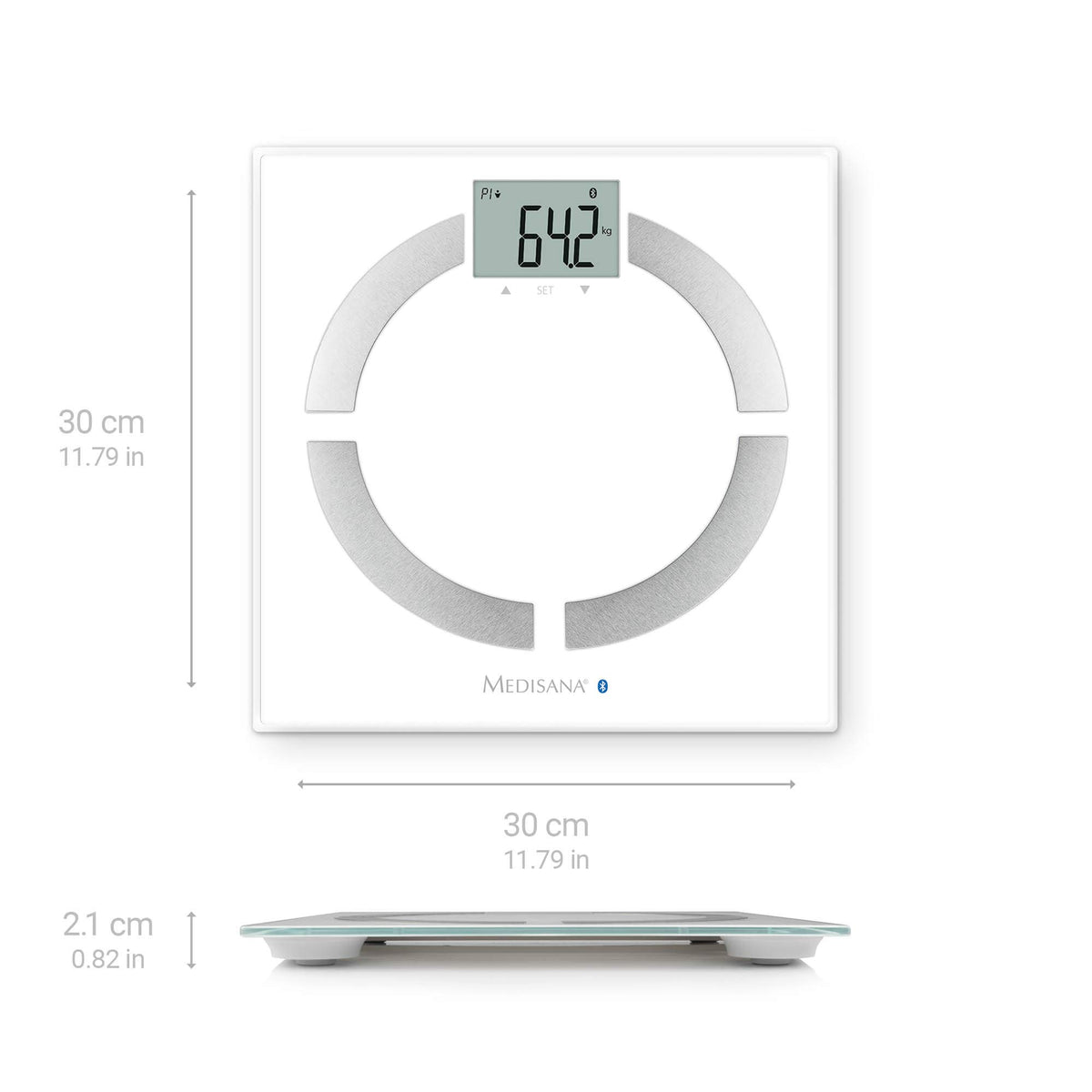 White 180 kg Body Analysis Scale H775
