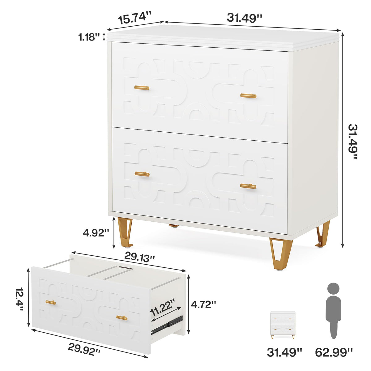 2-Drawer Lateral File Cabinet P66669