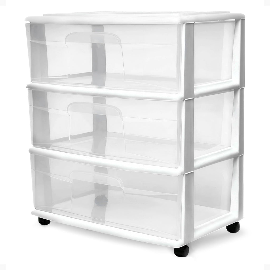 3-Tier Storage Cart with Removable Wheels Z170