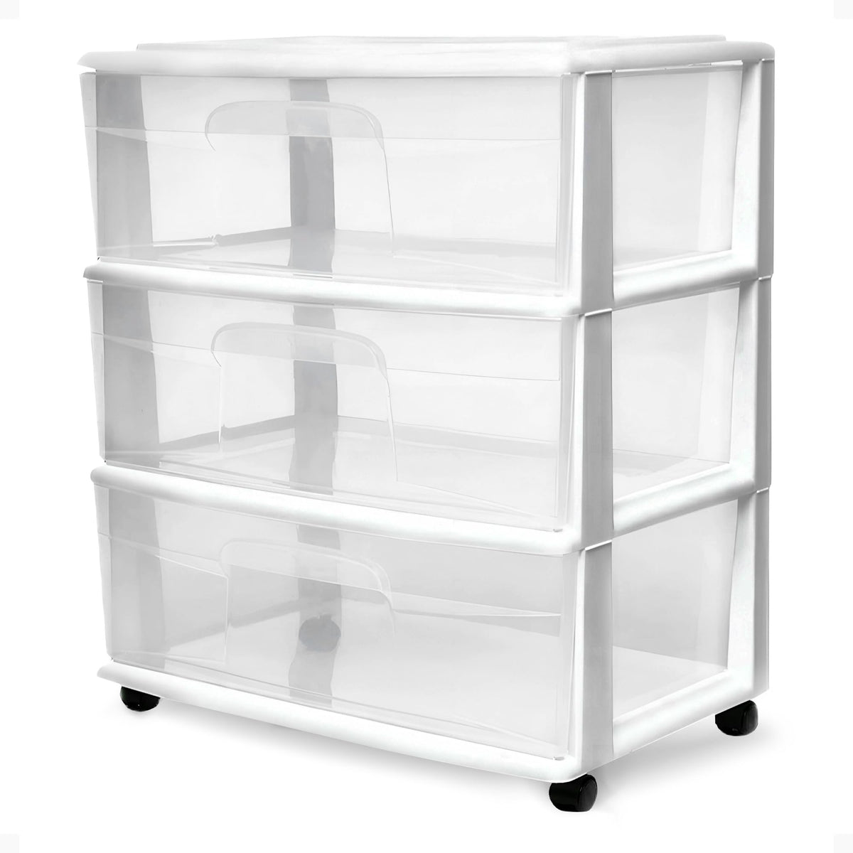 3-Tier Storage Cart with Removable Wheels Z170
