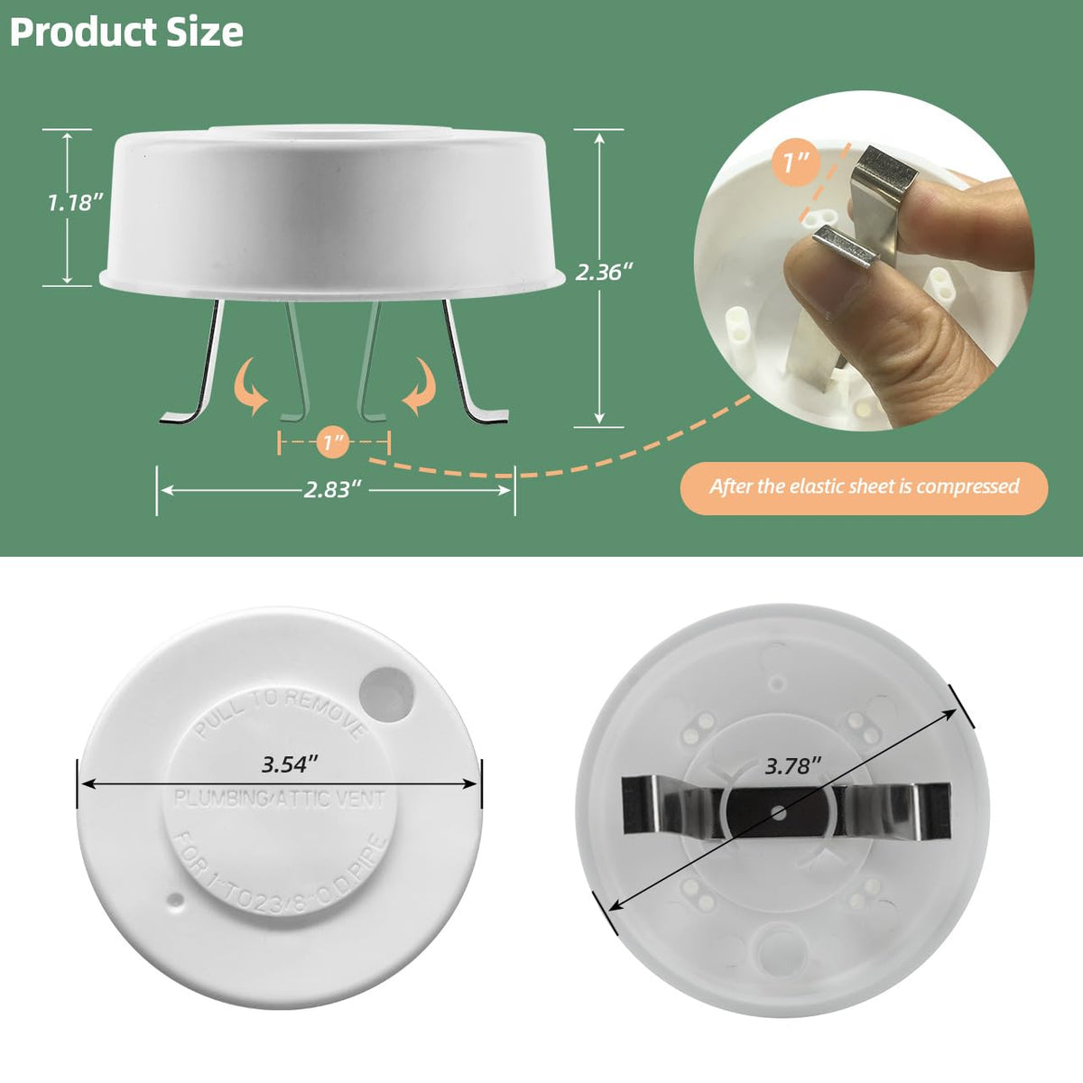 RV Roof Plumbing Vent Cap P55560
