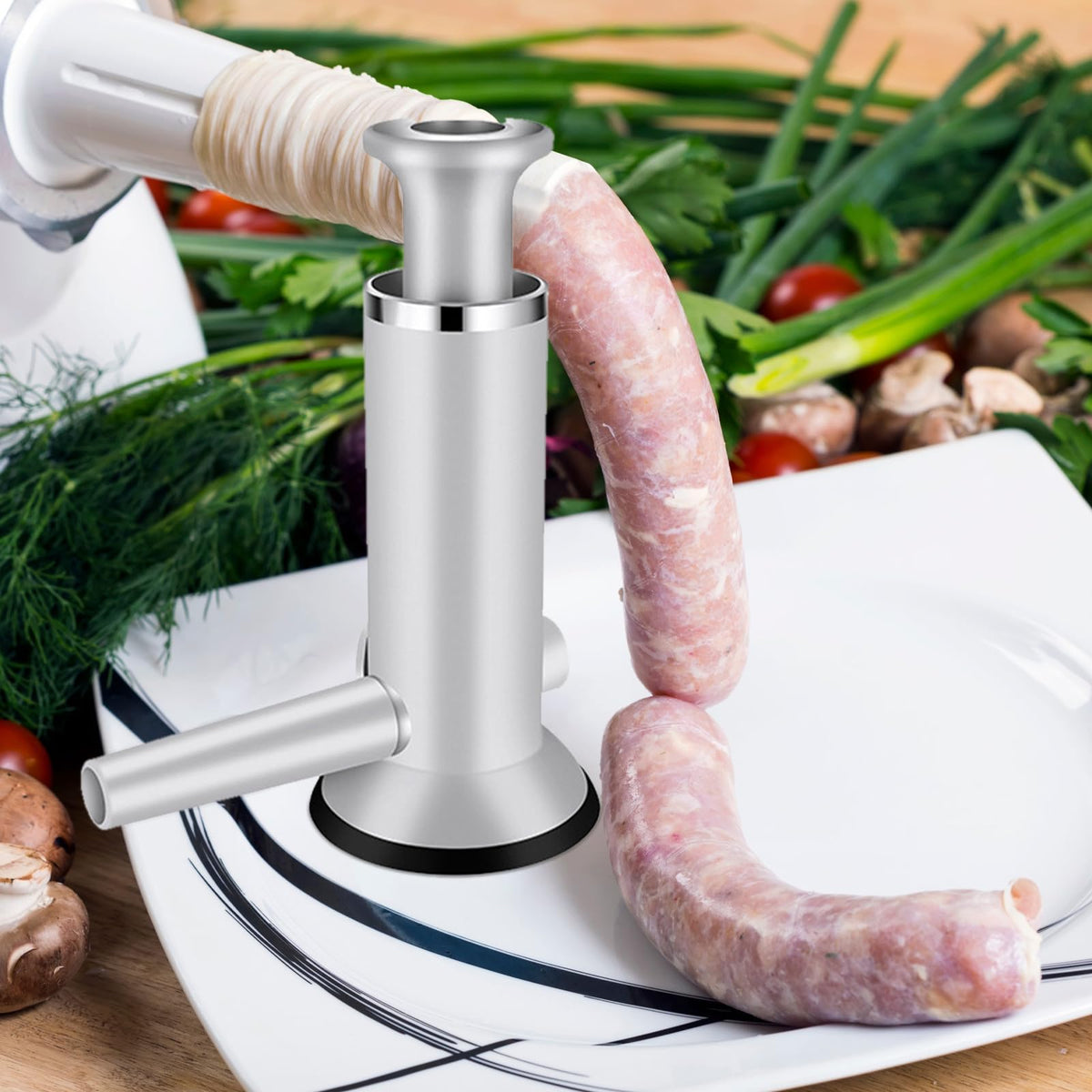 Vertical Sausage Stuffer and Meatball Maker Tool R895