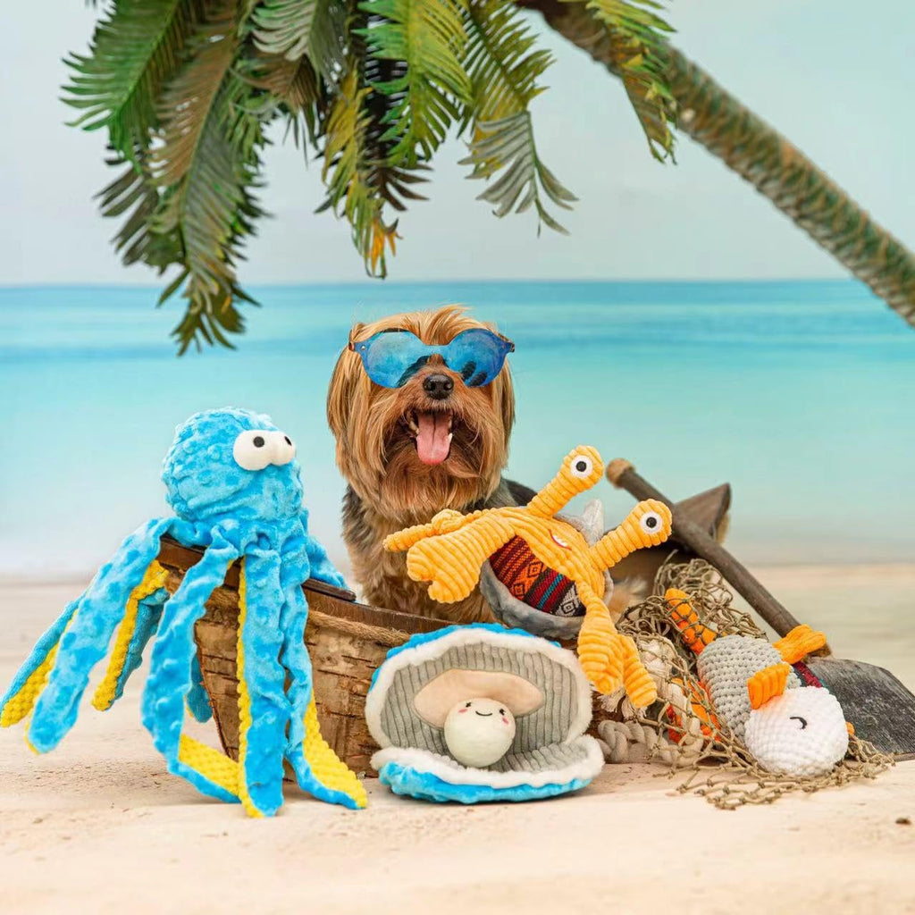 4 Packs Crinkle Squeaky Dog Toys P30425