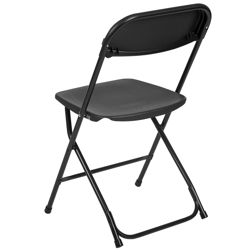 Black Plastic Folding Chair 10-Pack S745495