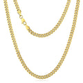 6mm Diamond-Cut Cuban Link Chain A516