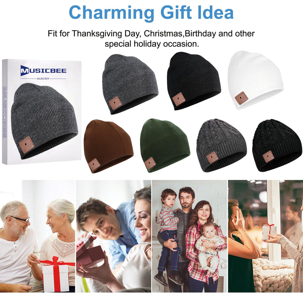 Bluetooth Knit Winter Cap with Microphone T584946
