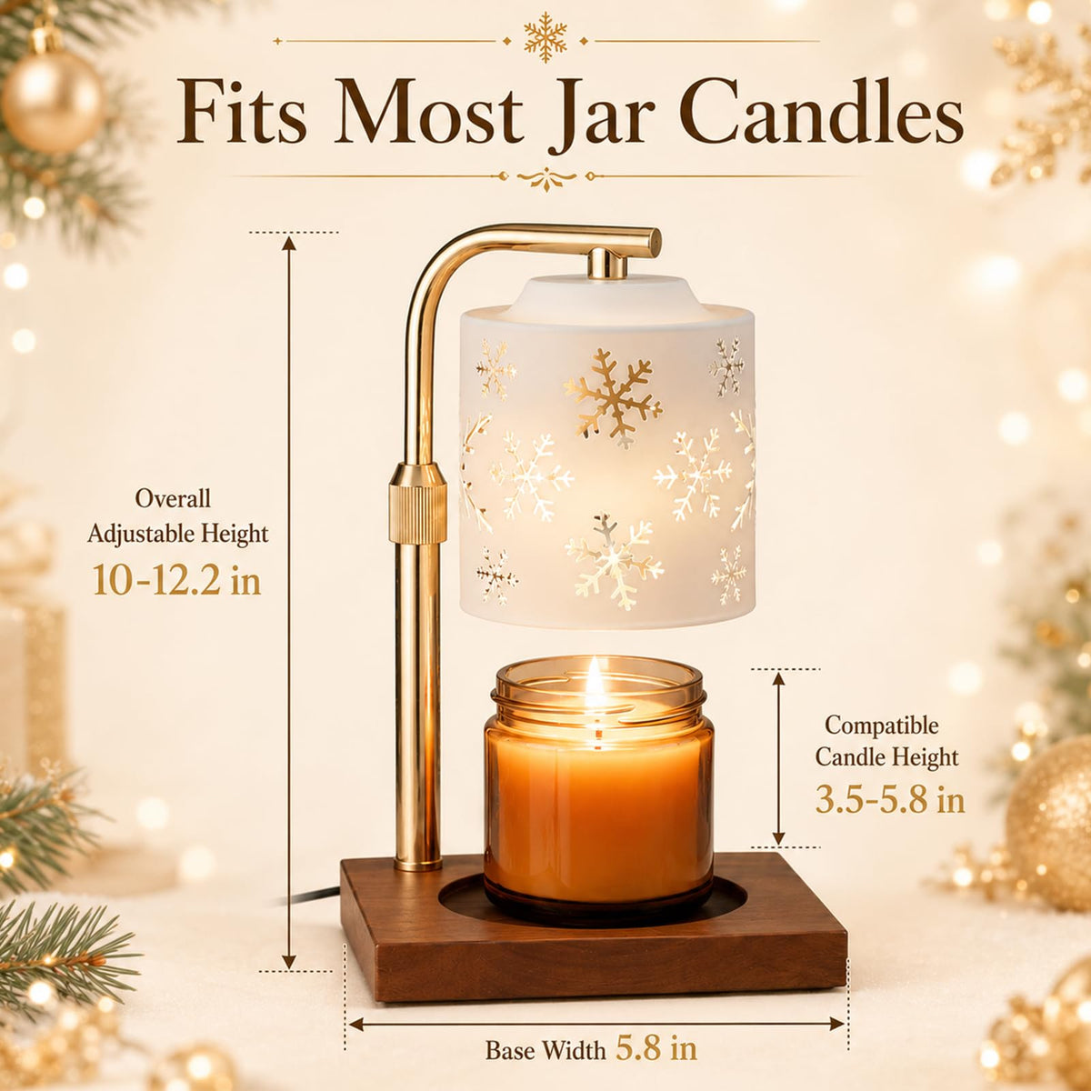 Christmas Candle Warmer Lamp with Timer A3970