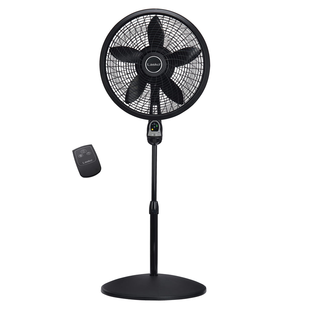 Oscillating Pedestal Fans with Adjustable Height, Timer, Remote Control and 3 Speeds H860871