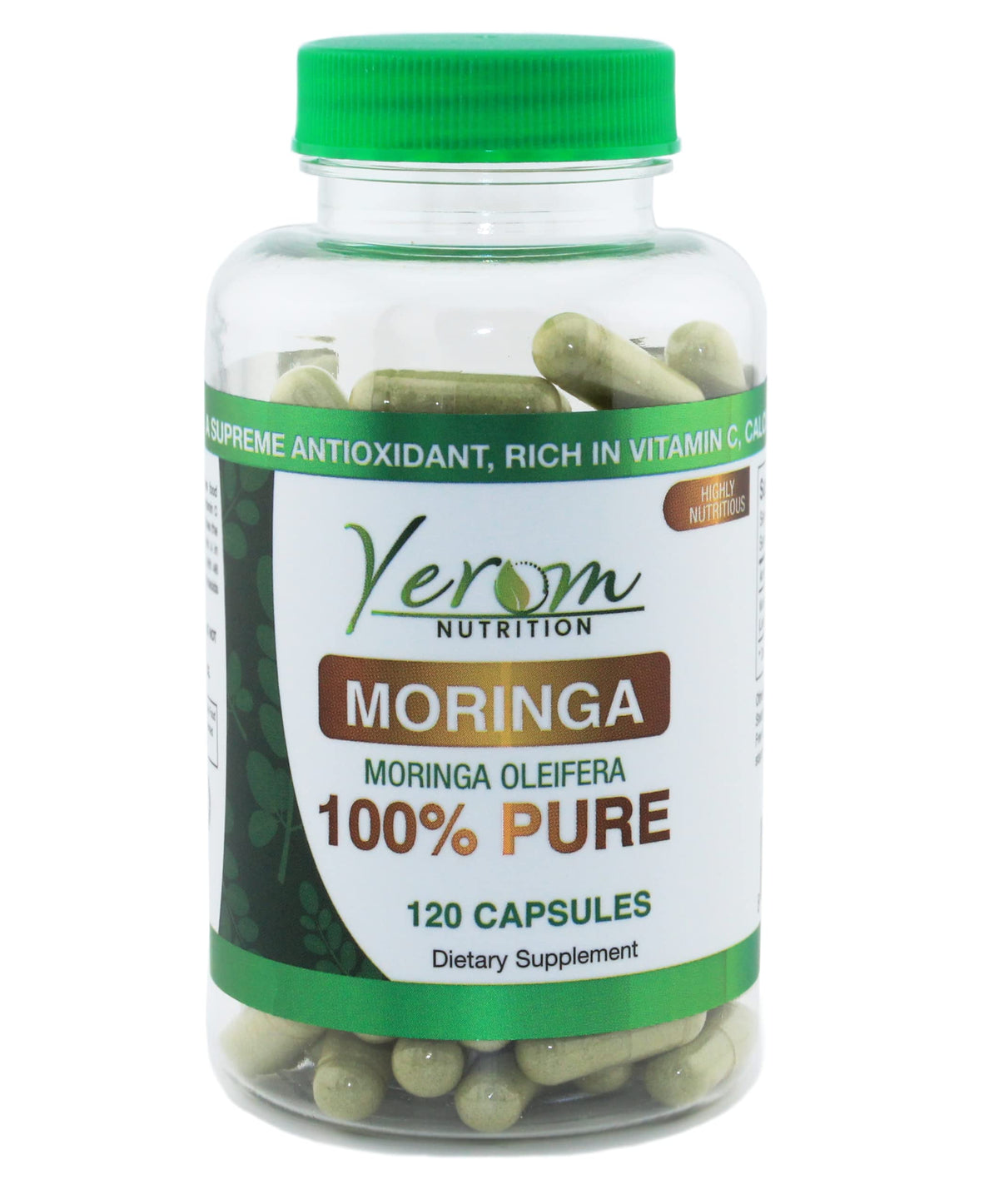 800mg Moringa Capsules 120 Capsules D2534