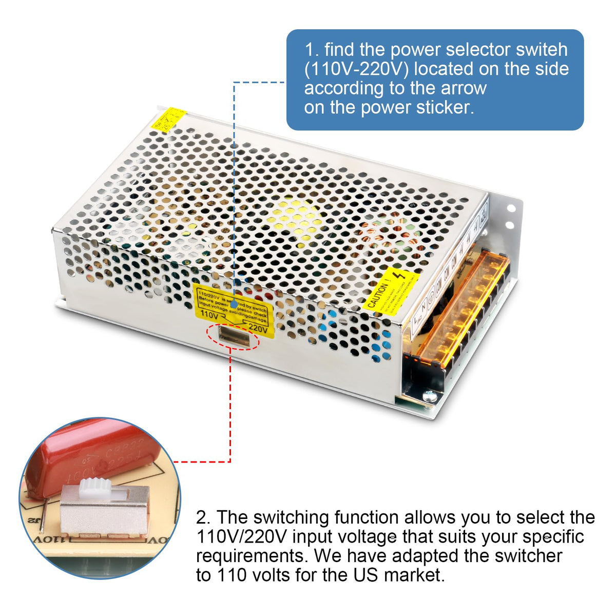 5V 40A Switching Power Supply B16511