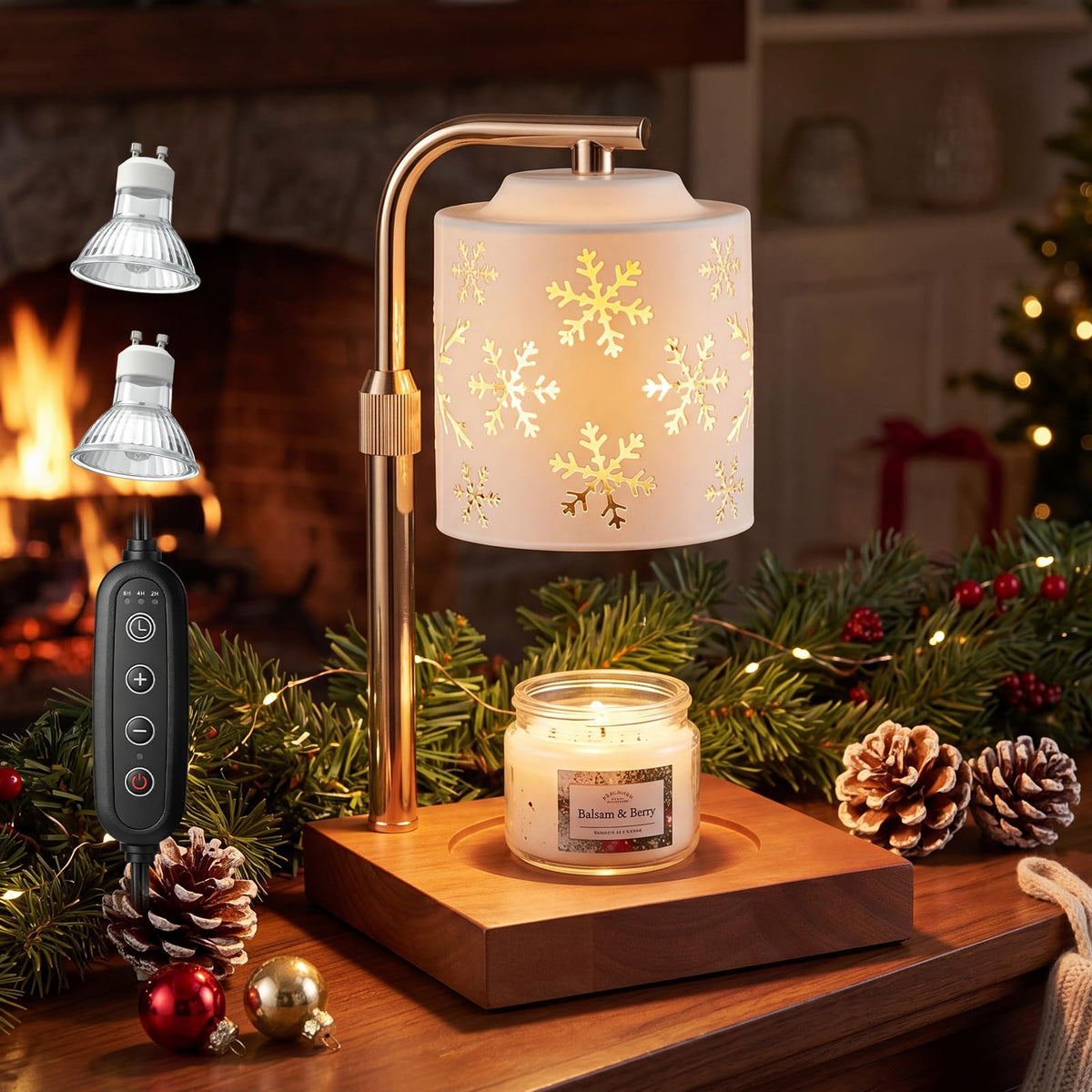 Christmas Candle Warmer Lamp with Timer A3970