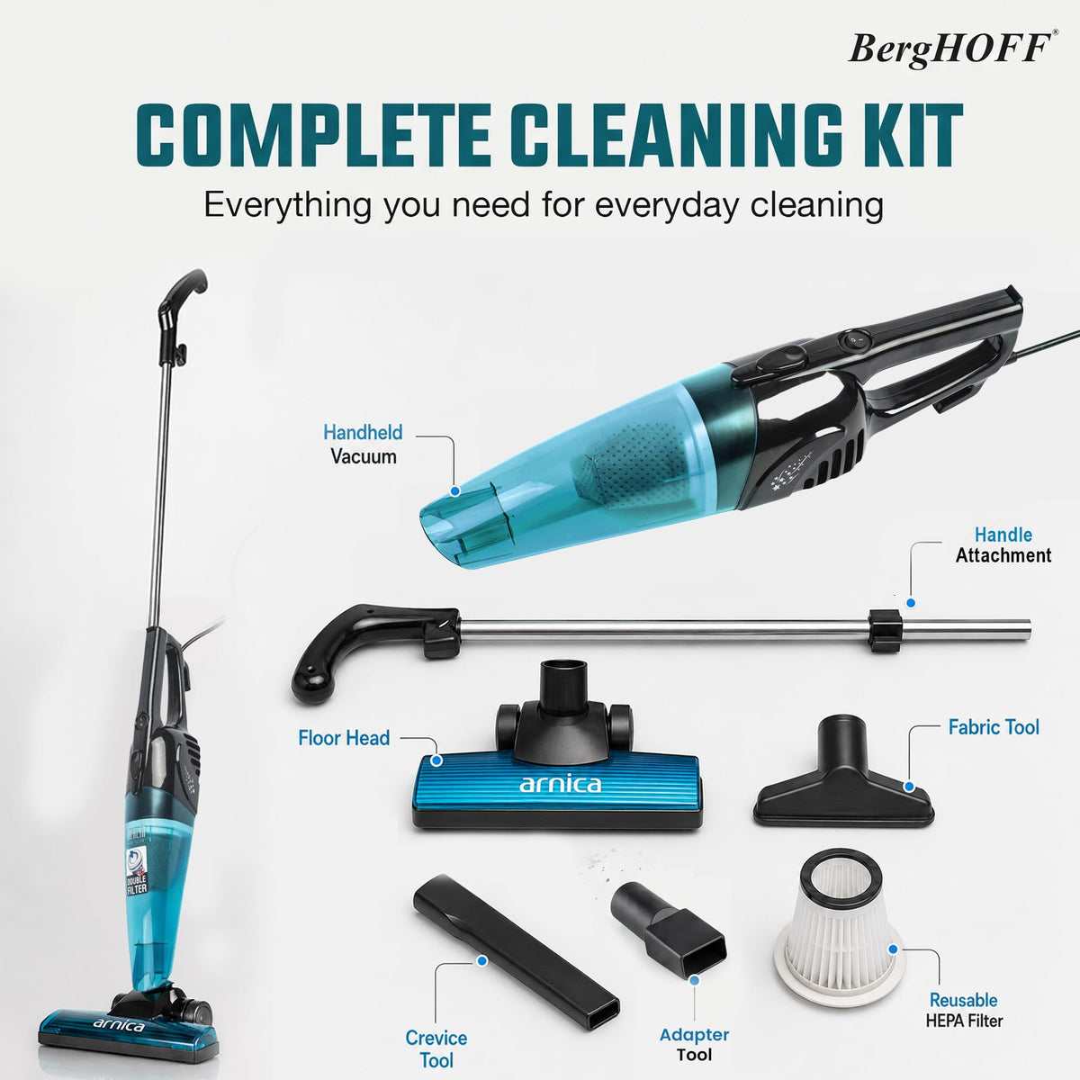 Blue Corded Stick Vacuum D86550