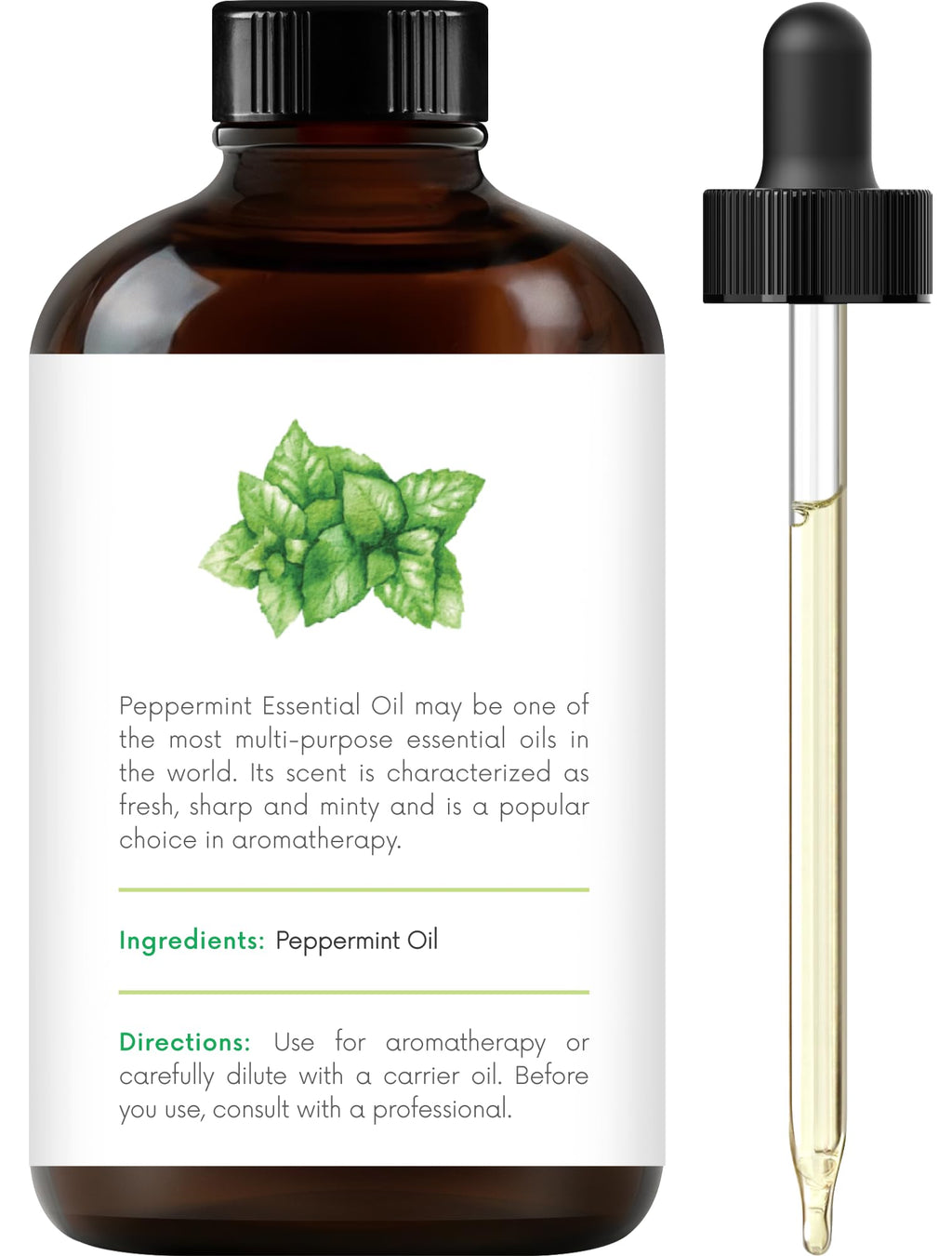 Lemongrass Peppermint Eucalyptus Lavender Essential Oil Set 4 Fl. Oz R140