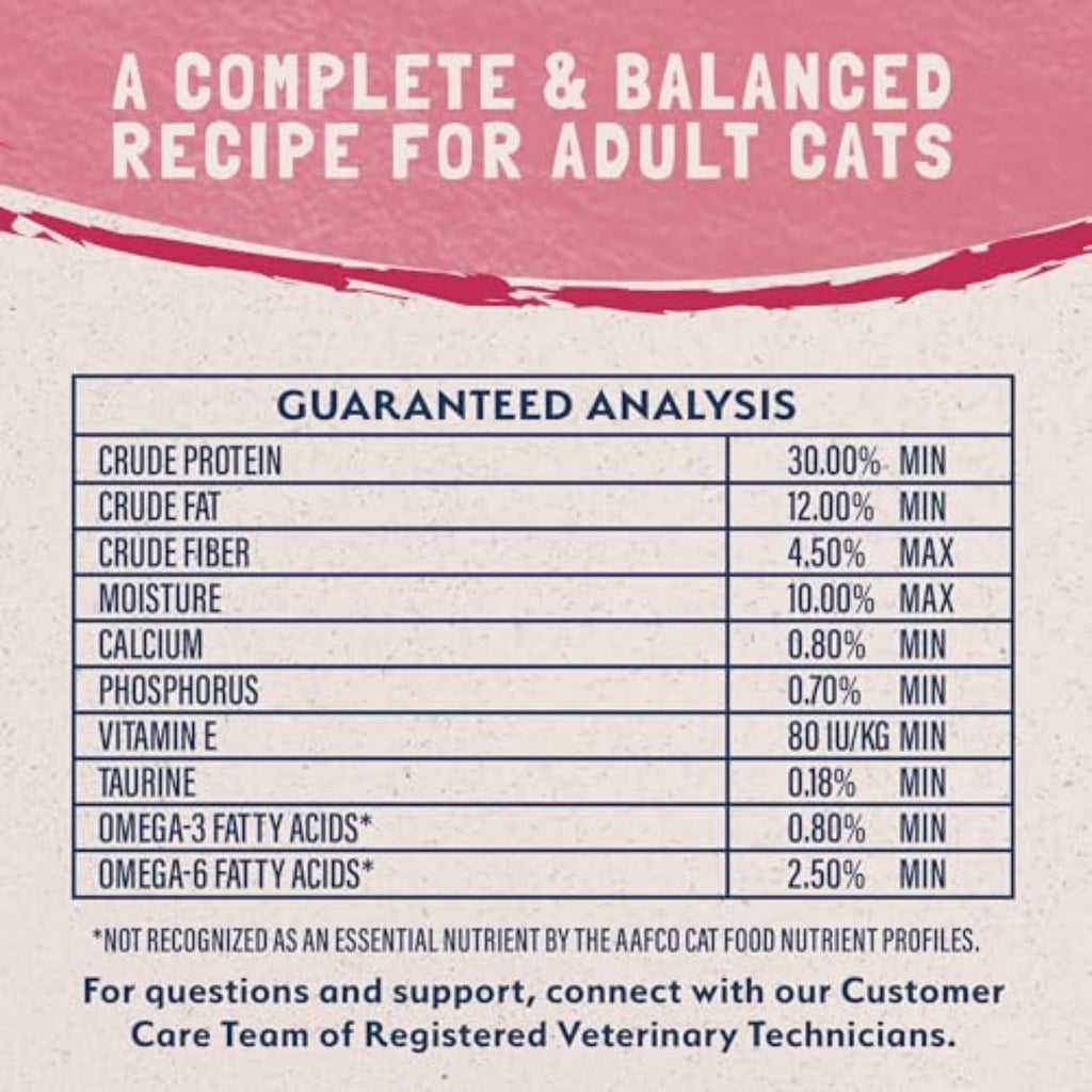 Salmon & Green Pea Cat Food 10 lb E44884