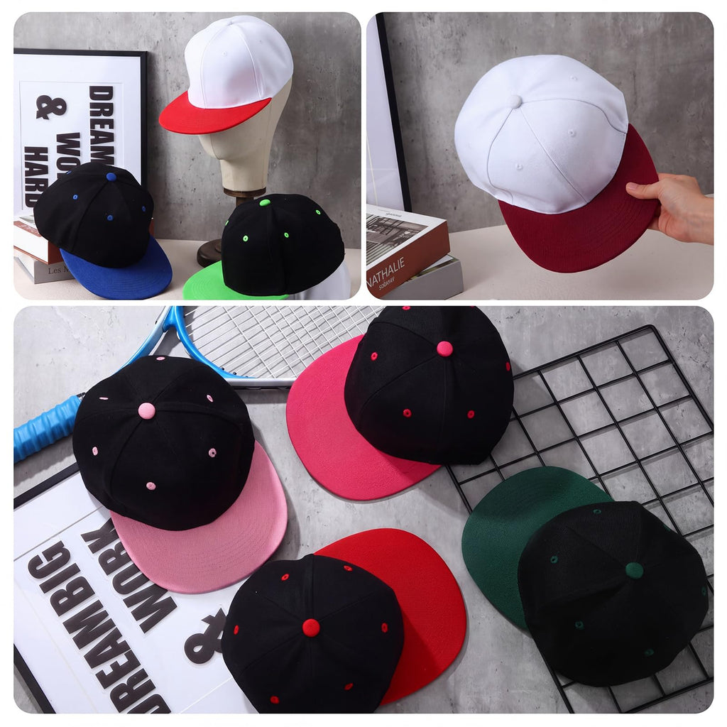 30 Pcs Flat Cap Baseball Caps U79233