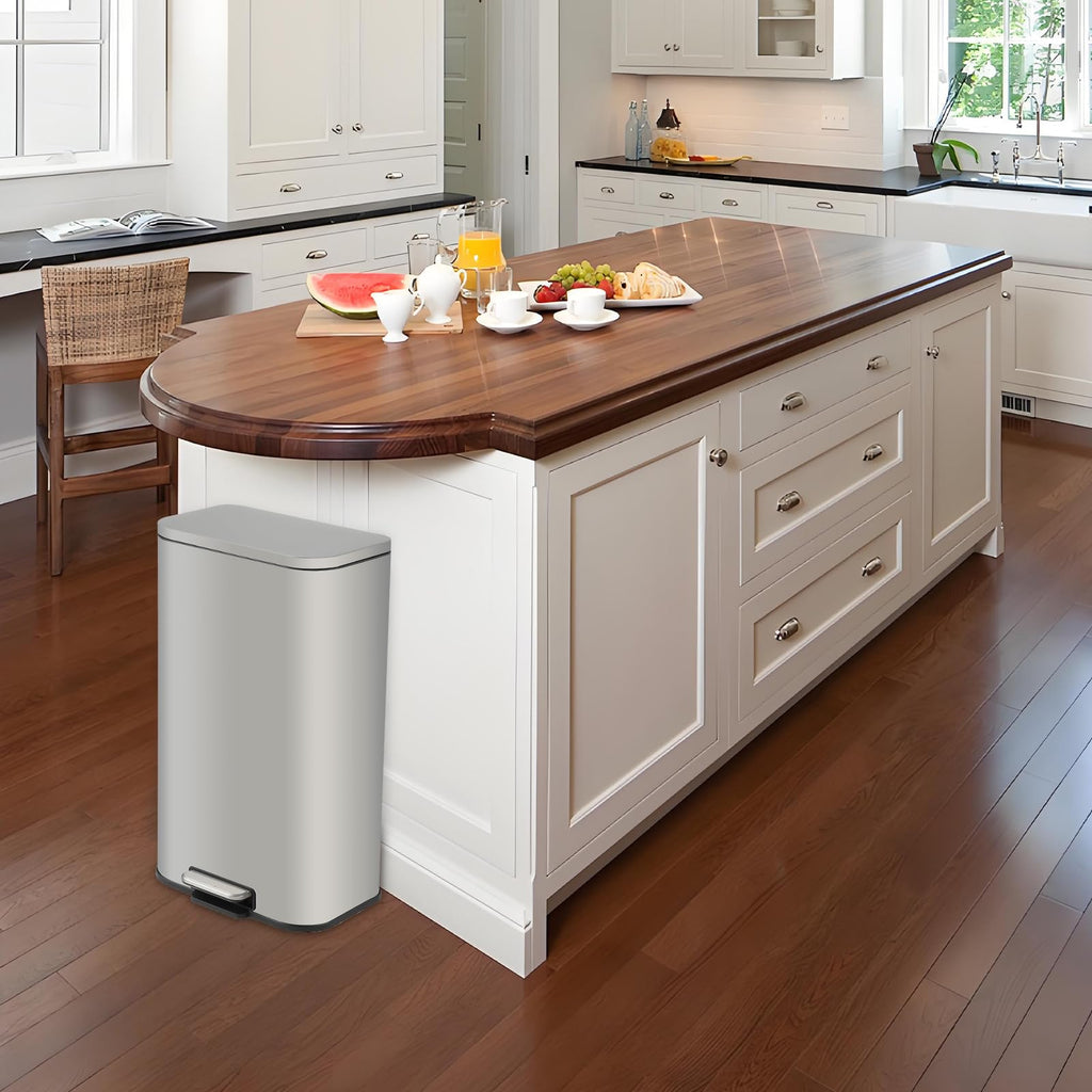 13.2 gal Stainless Steel Step Trash Can M441515