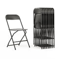 Black Plastic Folding Chair 10-Pack S745495