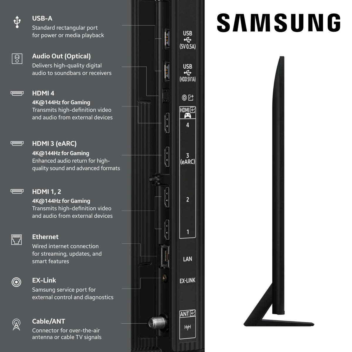 55-Inch 4K Mini LED Smart TV W5978