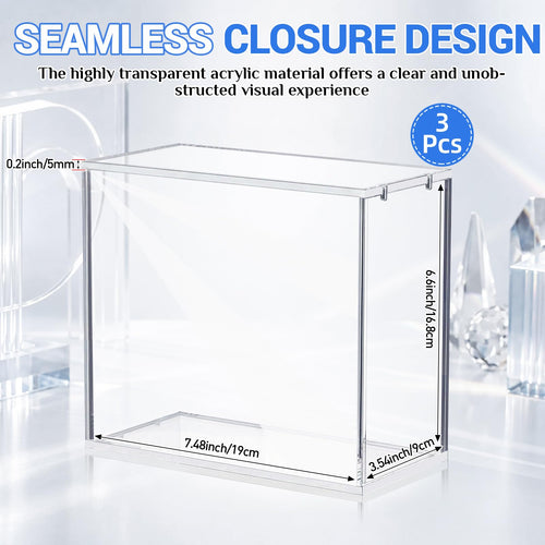 3 Pack 5mm Acrylic Cases S7963